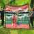 Personalised Penama Joyeux Noel Quilt Proud To Be a Ni-Van Sand Drawing Art - Polynesian Pride
