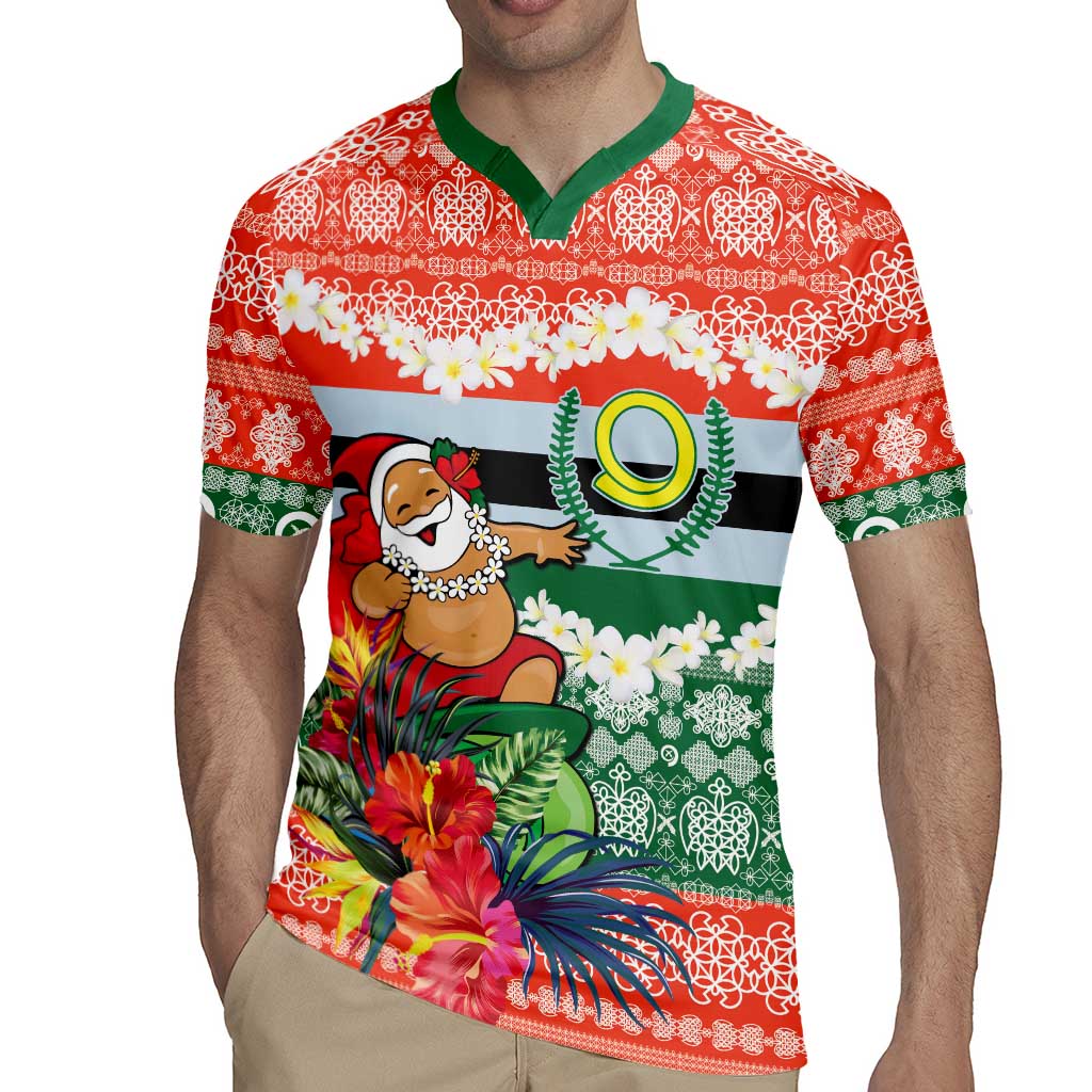 Personalised Penama Joyeux Noel Rugby Jersey Proud To Be a Ni-Van Sand Drawing Art - Polynesian Pride