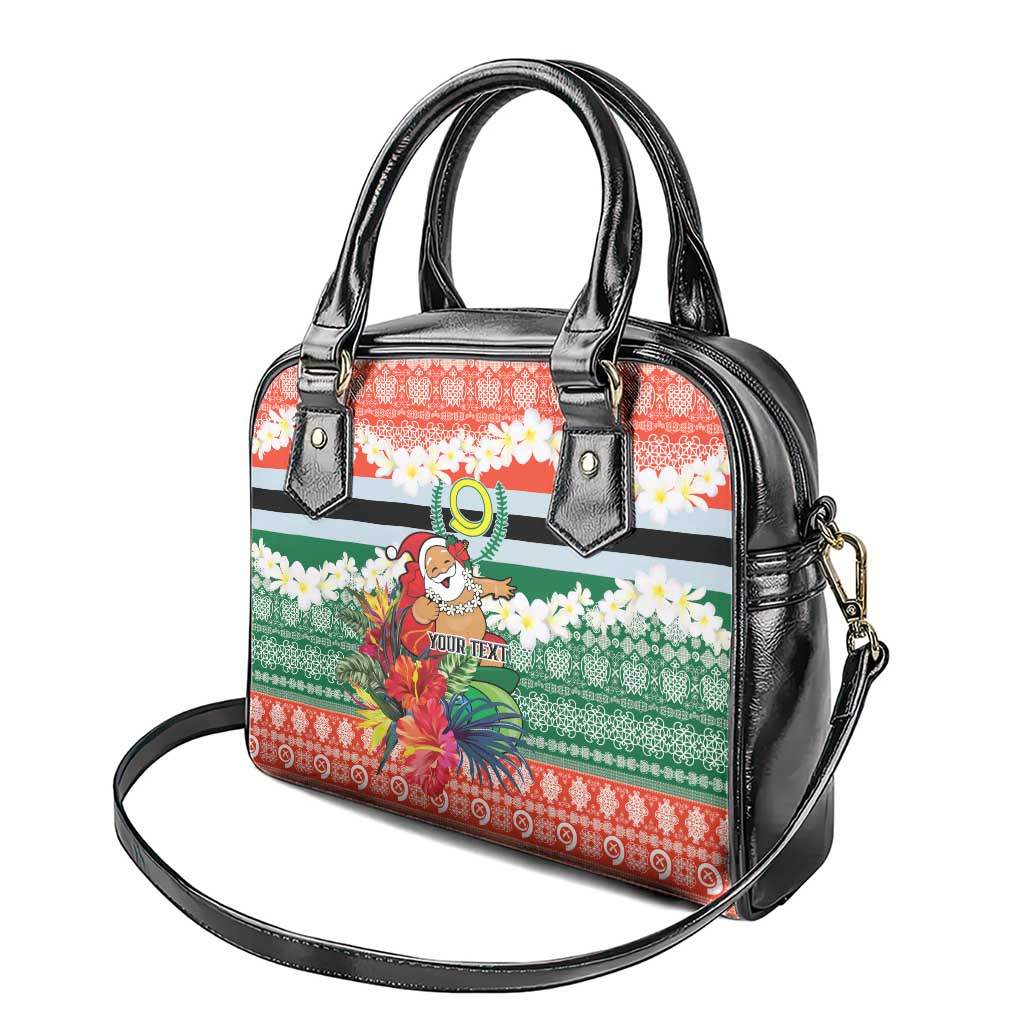 Personalised Penama Joyeux Noel Shoulder Handbag Proud To Be a Ni-Van Sand Drawing Art - Polynesian Pride