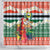 Personalised Penama Joyeux Noel Shower Curtain Proud To Be a Ni-Van Sand Drawing Art - Polynesian Pride
