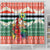 Personalised Penama Joyeux Noel Shower Curtain Proud To Be a Ni-Van Sand Drawing Art - Polynesian Pride