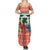 Personalised Penama Joyeux Noel Summer Maxi Dress Proud To Be a Ni-Van Sand Drawing Art - Polynesian Pride