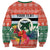 Personalised Penama Joyeux Noel Sweatshirt Proud To Be a Ni-Van Sand Drawing Art - Polynesian Pride