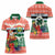 Personalised Penama Joyeux Noel Women Polo Shirt Proud To Be a Ni-Van Sand Drawing Art - Polynesian Pride