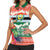 Personalised Penama Joyeux Noel Women Sleeveless Polo Shirt Proud To Be a Ni-Van Sand Drawing Art - Polynesian Pride