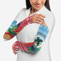 Personalised Sanma Joyeux Noel Arm Sleeves Proud To Be a Ni-Van Sand Drawing Art - Polynesian Pride