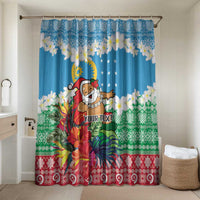 Personalised Sanma Joyeux Noel Bathroom Set Proud To Be a Ni-Van Sand Drawing Art - Polynesian Pride