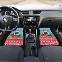 Personalised Sanma Joyeux Noel Car Mats Proud To Be a Ni-Van Sand Drawing Art - Polynesian Pride