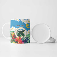 Personalised Sanma Joyeux Noel Ceramic Mug Proud To Be a Ni-Van Sand Drawing Art - Polynesian Pride