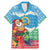 Personalised Sanma Joyeux Noel Family Matching Mermaid Dress and Hawaiian Shirt Proud To Be a Ni-Van Sand Drawing Art - Polynesian Pride