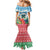 Personalised Sanma Joyeux Noel Family Matching Mermaid Dress and Hawaiian Shirt Proud To Be a Ni-Van Sand Drawing Art - Polynesian Pride