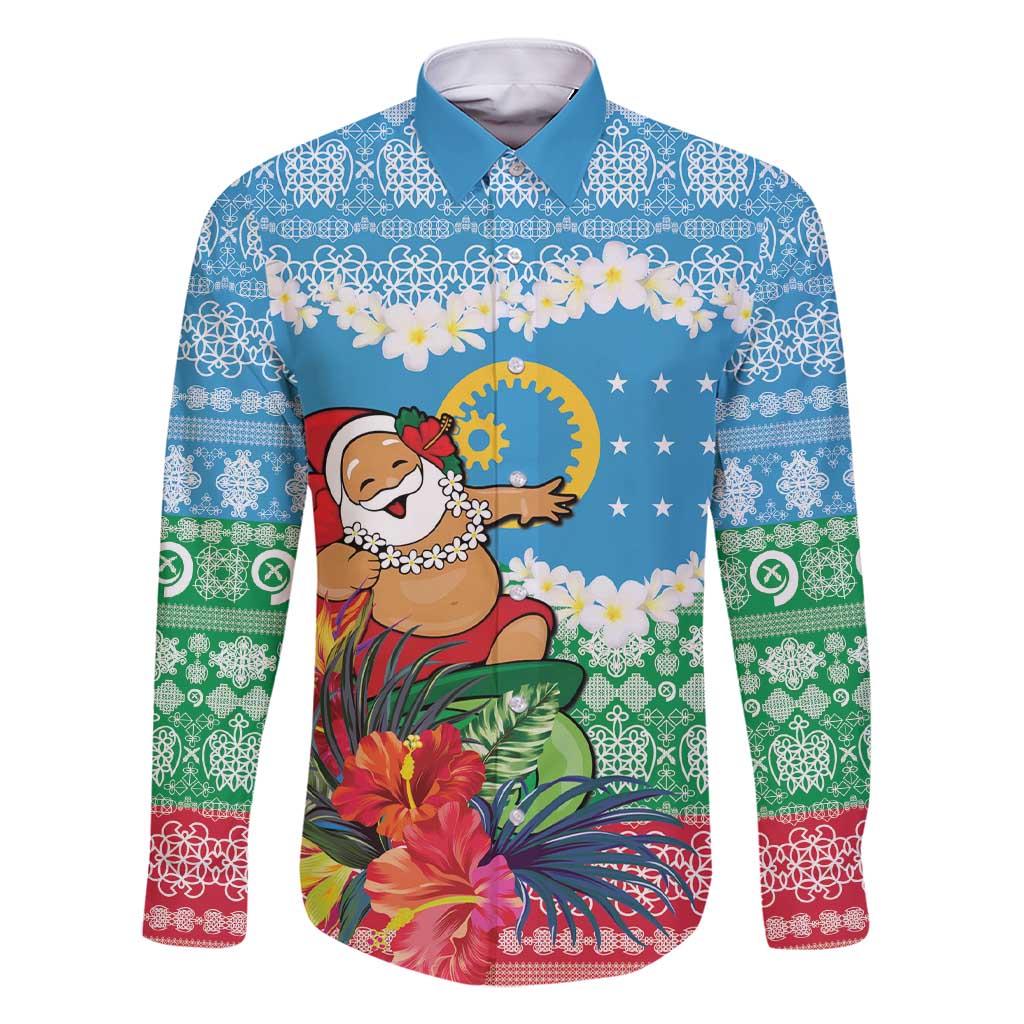 Personalised Sanma Joyeux Noel Family Matching Short Sleeve Bodycon Dress and Hawaiian Shirt Proud To Be a Ni-Van Sand Drawing Art - Polynesian Pride