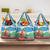 Personalised Sanma Joyeux Noel Grocery Bag Proud To Be a Ni-Van Sand Drawing Art - Polynesian Pride