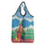 Personalised Sanma Joyeux Noel Grocery Bag Proud To Be a Ni-Van Sand Drawing Art - Polynesian Pride