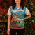 Personalised Sanma Joyeux Noel Christmas Knitted V-Neck Vest Proud To Be a Ni-Van Sand Drawing Art - Polynesian Pride