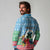 Personalised Sanma Joyeux Noel Long Sleeve Polo Shirt Proud To Be a Ni-Van Sand Drawing Art - Polynesian Pride