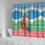Personalised Sanma Joyeux Noel Shower Curtain Proud To Be a Ni-Van Sand Drawing Art - Polynesian Pride