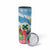 Personalised Sanma Joyeux Noel Skinny Tumbler Proud To Be a Ni-Van Sand Drawing Art - Polynesian Pride