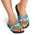 Personalised Sanma Joyeux Noel Slide Sandals Proud To Be a Ni-Van Sand Drawing Art - Polynesian Pride