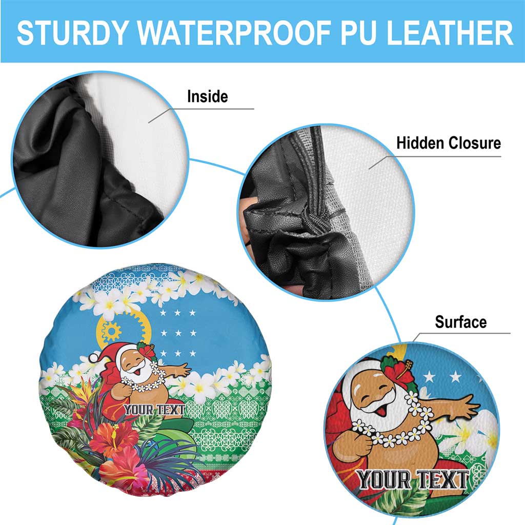 Personalised Sanma Joyeux Noel Spare Tire Cover Proud To Be a Ni-Van Sand Drawing Art - Polynesian Pride