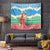 Personalised Sanma Joyeux Noel Tapestry Proud To Be a Ni-Van Sand Drawing Art - Polynesian Pride