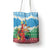 Personalised Sanma Joyeux Noel Tote Bag Proud To Be a Ni-Van Sand Drawing Art - Polynesian Pride
