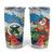 Personalised Sanma Joyeux Noel Tumbler Cup Proud To Be a Ni-Van Sand Drawing Art - Polynesian Pride