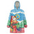 Personalised Sanma Joyeux Noel Wearable Blanket Hoodie Proud To Be a Ni-Van Sand Drawing Art - Polynesian Pride