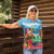 Personalised Sanma Joyeux Noel Women Polo Shirt Proud To Be a Ni-Van Sand Drawing Art - Polynesian Pride