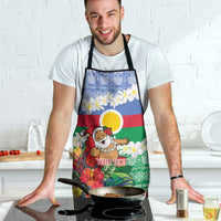 Personalised Shefa Joyeux Noel Apron Proud To Be a Ni-Van Sand Drawing Art - Polynesian Pride