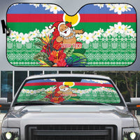 Personalised Shefa Joyeux Noel Auto Sun Shade Proud To Be a Ni-Van Sand Drawing Art - undefined