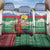 Personalised Shefa Joyeux Noel Back Car Seat Cover Proud To Be a Ni-Van Sand Drawing Art - Polynesian Pride