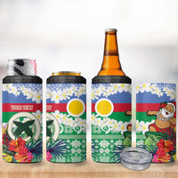 Personalised Shefa Joyeux Noel 4 in 1 Can Cooler Tumbler Proud To Be a Ni-Van Sand Drawing Art - Polynesian Pride