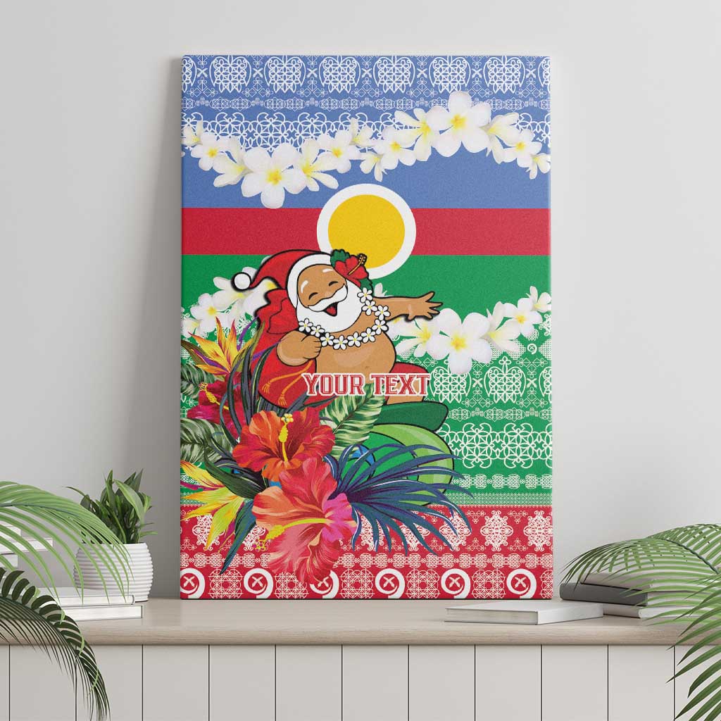 Personalised Shefa Joyeux Noel Canvas Wall Art Proud To Be a Ni-Van Sand Drawing Art - Polynesian Pride