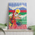 Personalised Shefa Joyeux Noel Canvas Wall Art Proud To Be a Ni-Van Sand Drawing Art - Polynesian Pride