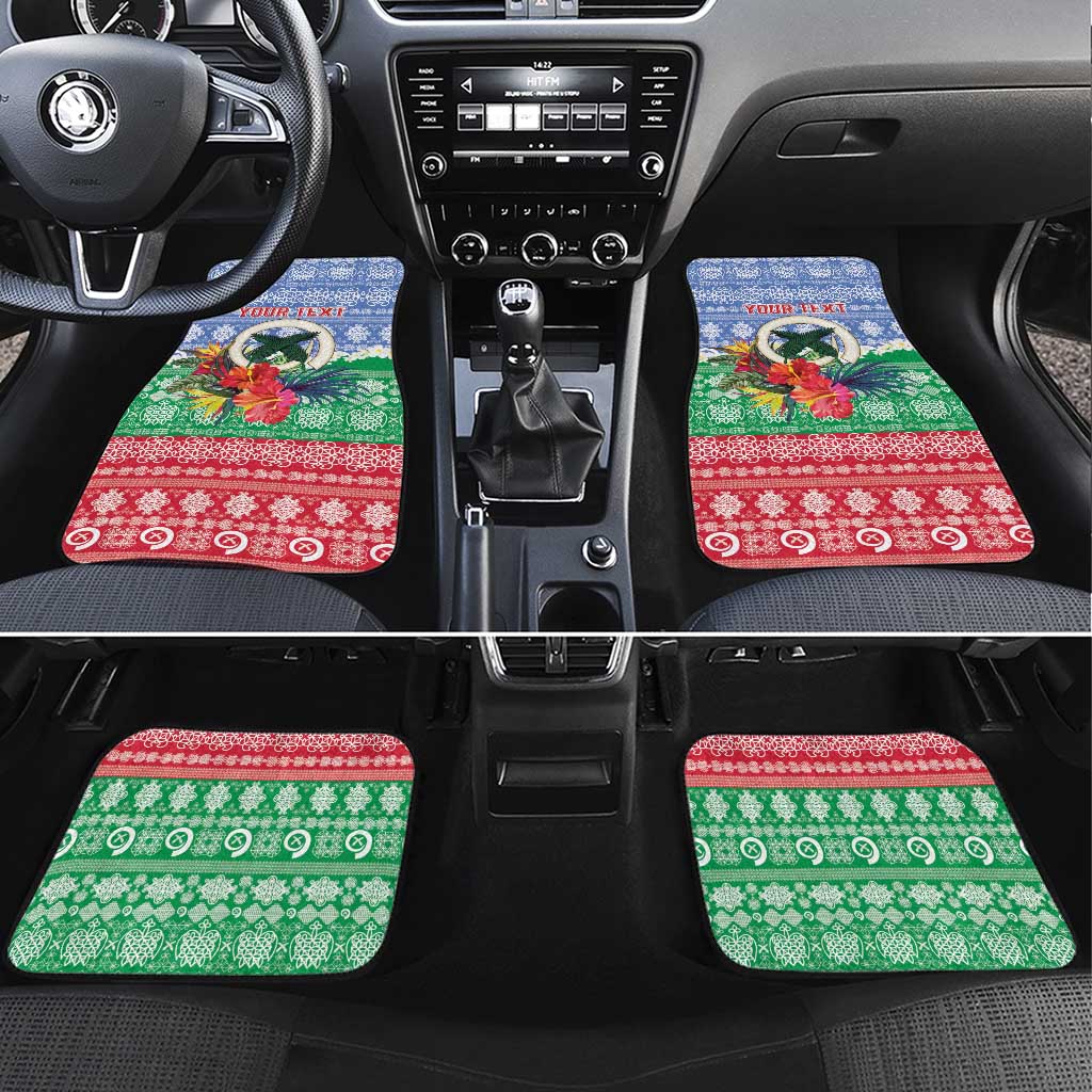 Personalised Shefa Joyeux Noel Car Mats Proud To Be a Ni-Van Sand Drawing Art - Polynesian Pride