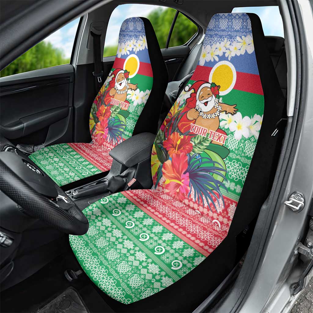 Personalised Shefa Joyeux Noel Car Seat Cover Proud To Be a Ni-Van Sand Drawing Art - Polynesian Pride