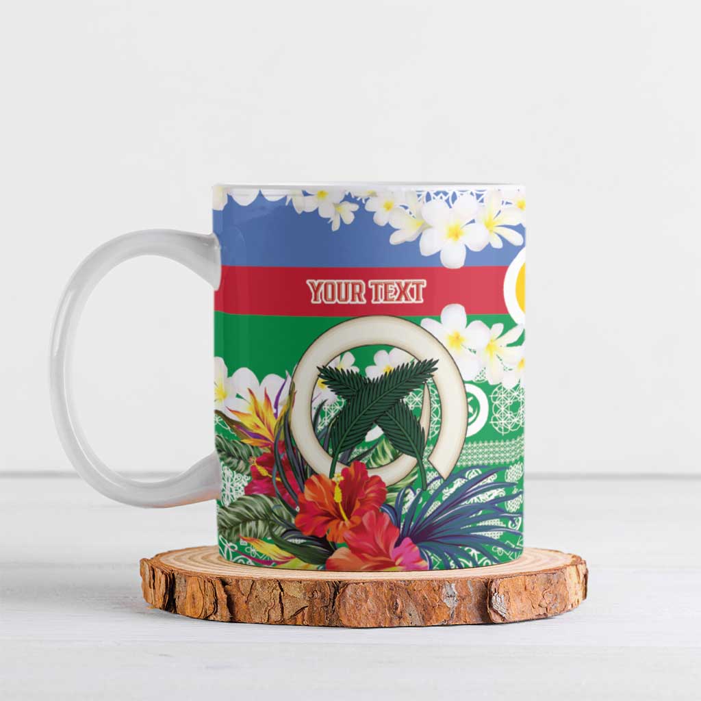 Personalised Shefa Joyeux Noel Ceramic Mug Proud To Be a Ni-Van Sand Drawing Art - Polynesian Pride