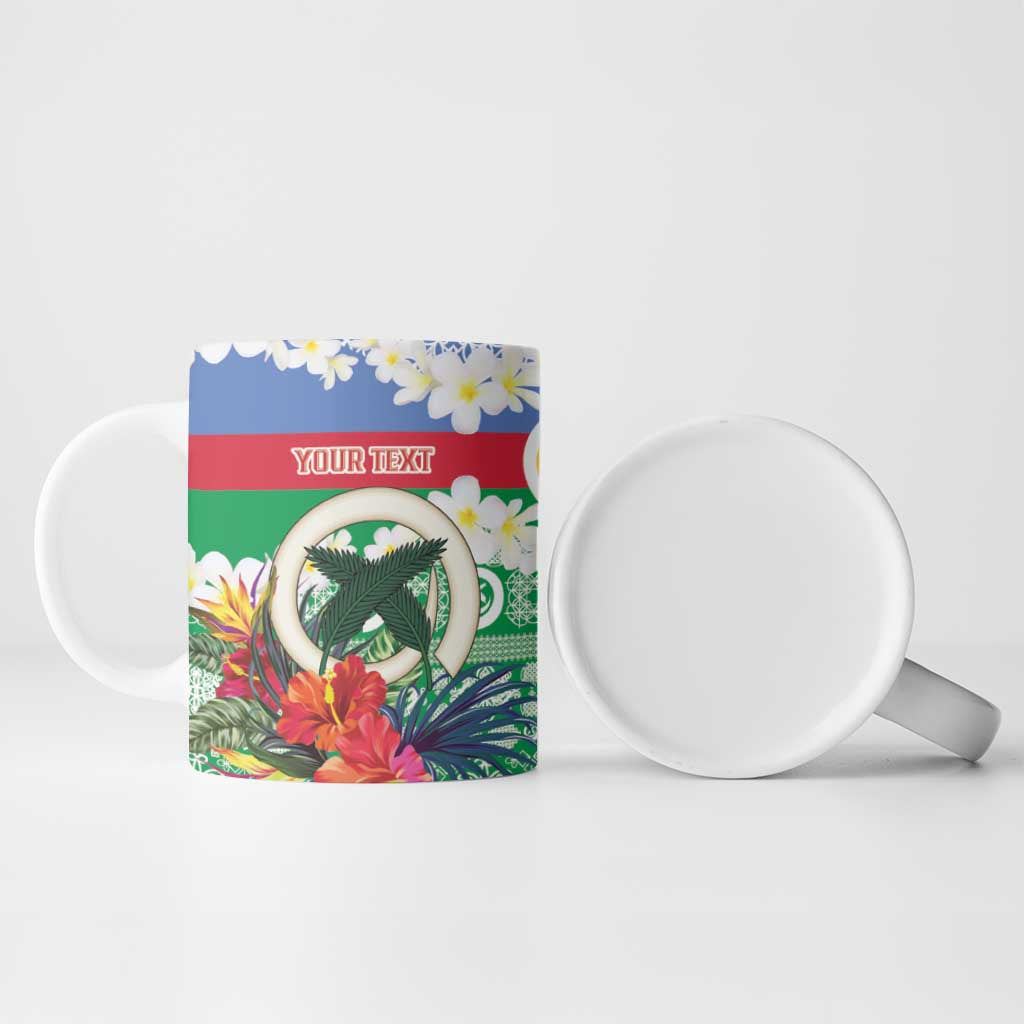 Personalised Shefa Joyeux Noel Ceramic Mug Proud To Be a Ni-Van Sand Drawing Art - Polynesian Pride