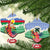 Personalised Shefa Joyeux Noel Ceramic Ornament Proud To Be a Ni-Van Sand Drawing Art - Polynesian Pride
