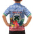 Personalised Shefa Joyeux Noel Family Matching Long Sleeve Bodycon Dress and Hawaiian Shirt Proud To Be a Ni-Van Sand Drawing Art - Polynesian Pride