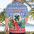 Personalised Shefa Joyeux Noel Hawaiian Shirt Proud To Be a Ni-Van Sand Drawing Art - Polynesian Pride