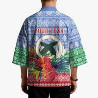 Personalised Shefa Joyeux Noel Kimono Proud To Be a Ni-Van Sand Drawing Art - Polynesian Pride