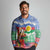 Personalised Shefa Joyeux Noel Long Sleeve Polo Shirt Proud To Be a Ni-Van Sand Drawing Art - Polynesian Pride