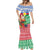 Personalised Shefa Joyeux Noel Mermaid Dress Proud To Be a Ni-Van Sand Drawing Art - Polynesian Pride