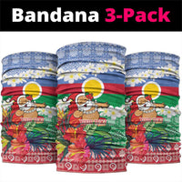 Personalised Shefa Joyeux Noel Neck Gaiter Proud To Be a Ni-Van Sand Drawing Art - Polynesian Pride