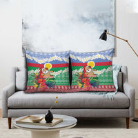 Personalised Shefa Joyeux Noel Pillow Cover Proud To Be a Ni-Van Sand Drawing Art - Polynesian Pride