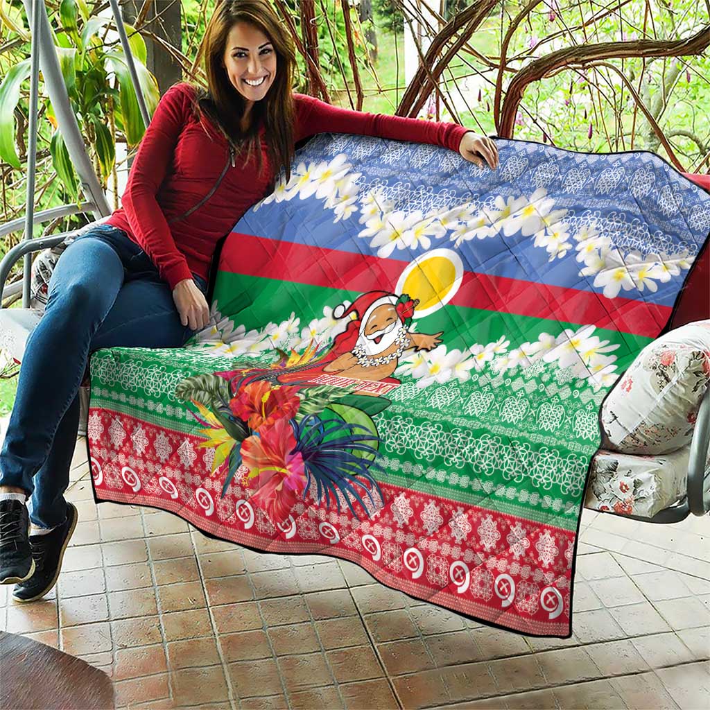 Personalised Shefa Joyeux Noel Quilt Proud To Be a Ni-Van Sand Drawing Art - Polynesian Pride
