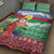 Personalised Shefa Joyeux Noel Quilt Bed Set Proud To Be a Ni-Van Sand Drawing Art - Polynesian Pride