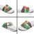 Personalised Shefa Joyeux Noel Slide Sandals Proud To Be a Ni-Van Sand Drawing Art - Polynesian Pride